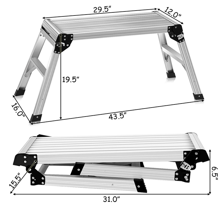 Aluminum Folding Platform Stool product image