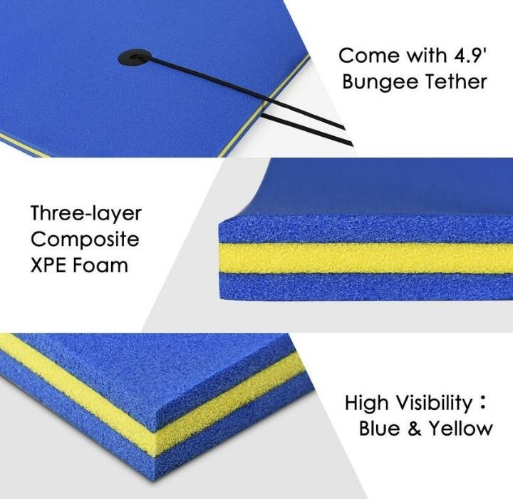 Floating 9' x 6' 3-Layer Foam Water Pad  product image