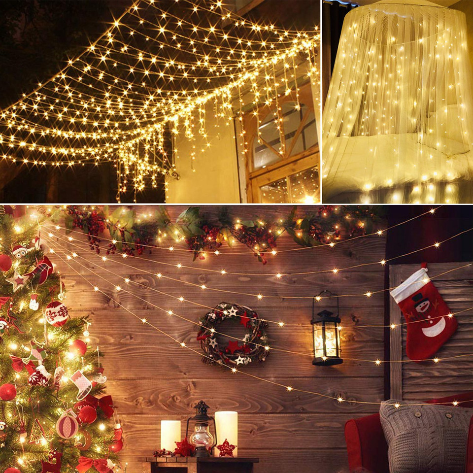 iMounTEK® Fairy String Lights with 8 Mode Settings (1- or 2-Pack) product image