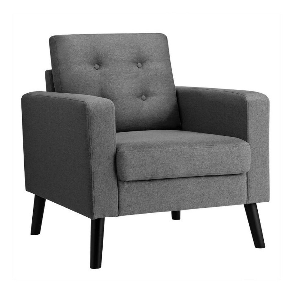 Modern Tufted Fabric Accent Chair product image