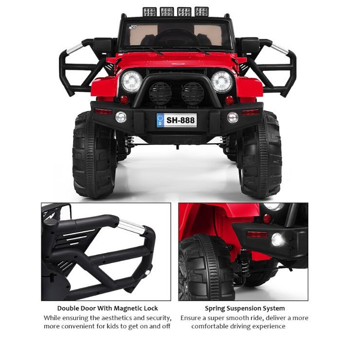 12V Kids' Ride-On Truck with Bluetooth Remote Control product image
