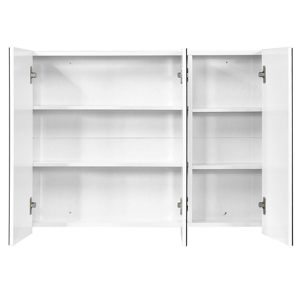 3-Door Frameless Bathroom Wall-Mounted Mirror Cabinet product image