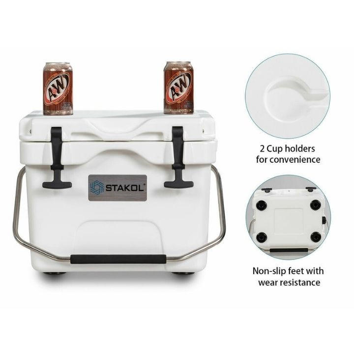 16-Quart Rotomolded Cooler with 5-Day Ice Retention product image