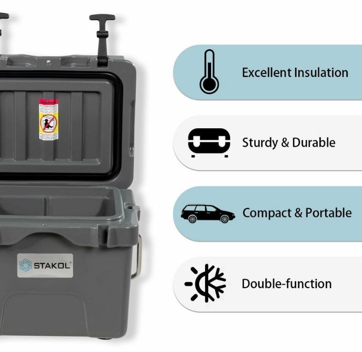 16-Quart Rotomolded Cooler with 5-Day Ice Retention product image