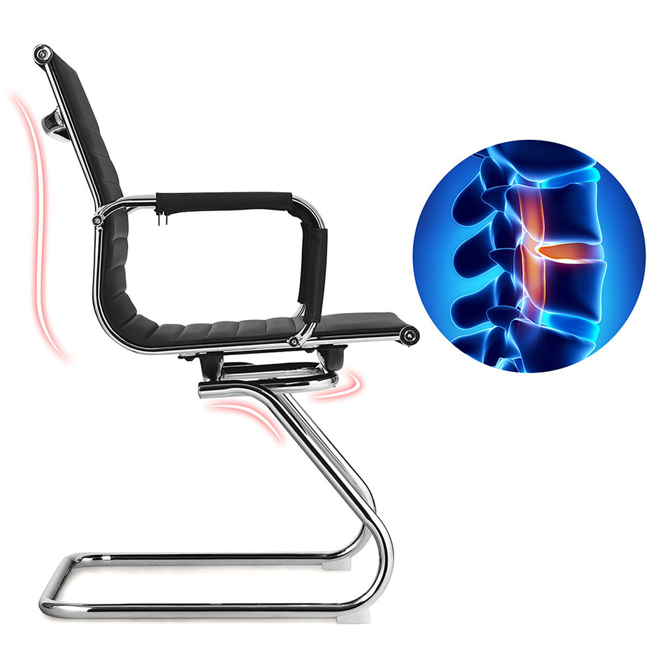 Heavy-Duty Conference Chair with Protective Arm Sleeves (Set of 4) product image