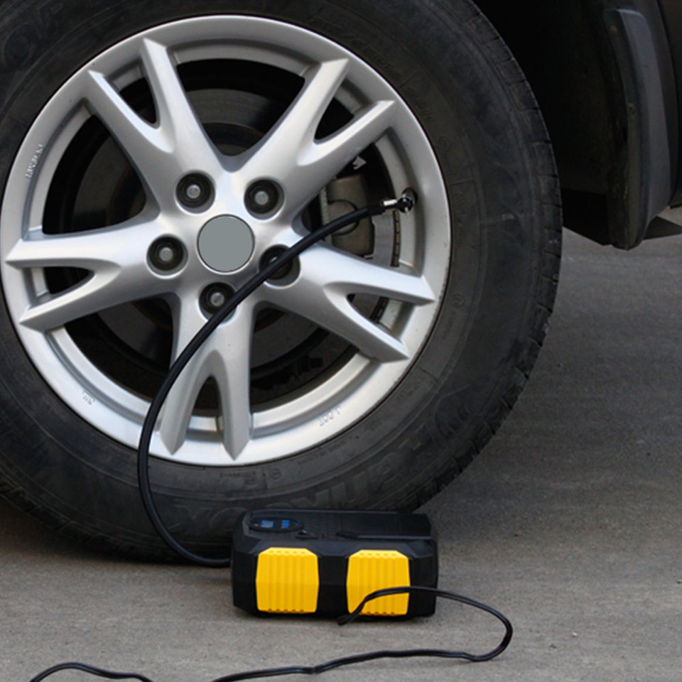 iMounTEK® 12V Tire Inflator Pump with LCD Display product image