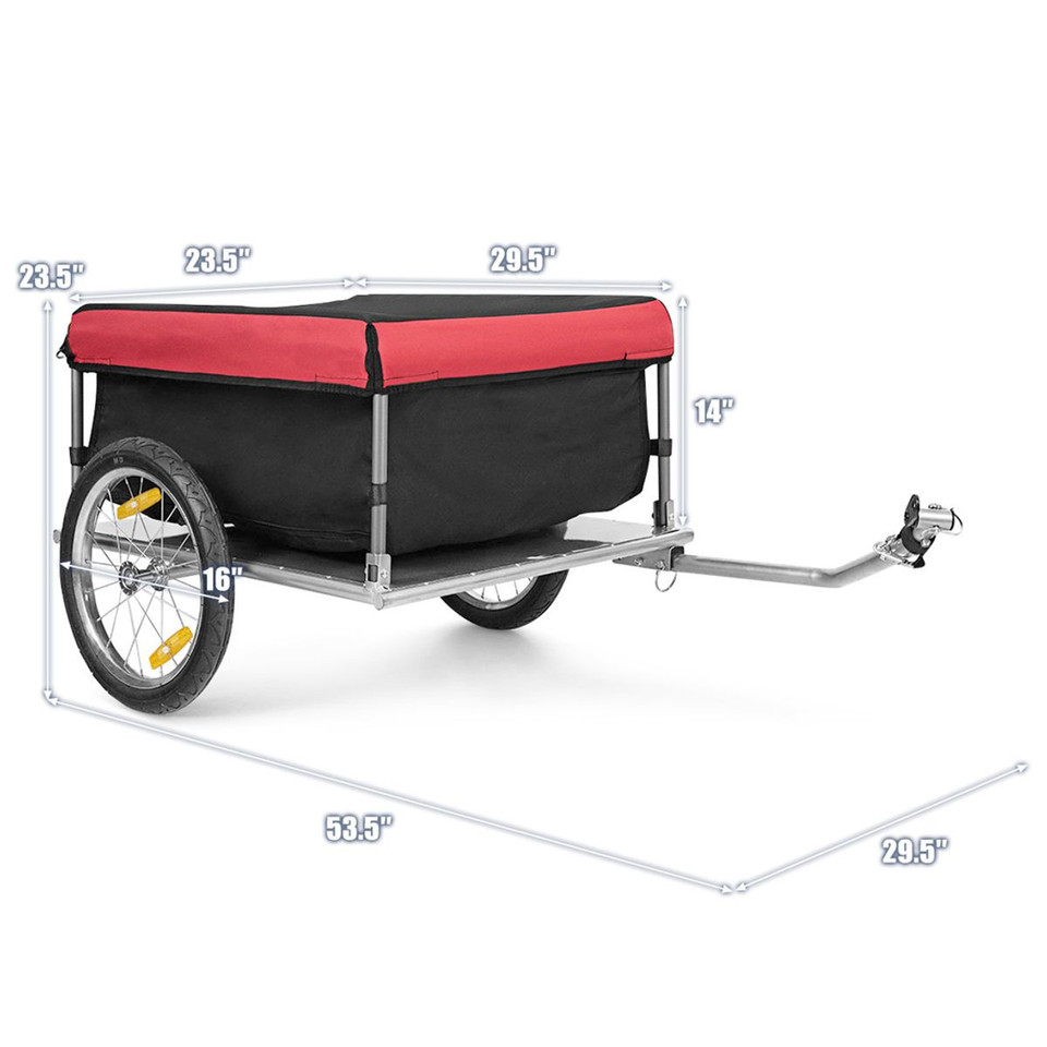Folding Frame Bike Cargo Trailer product image