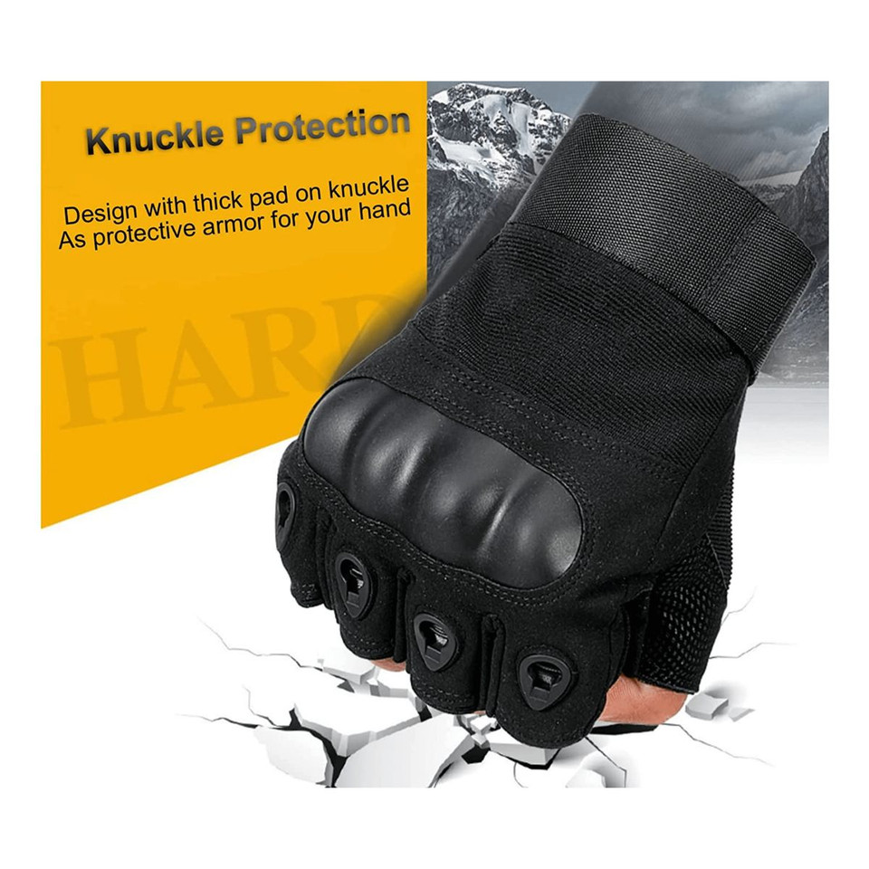 Tactical Military Fingerless Airsoft Gloves product image