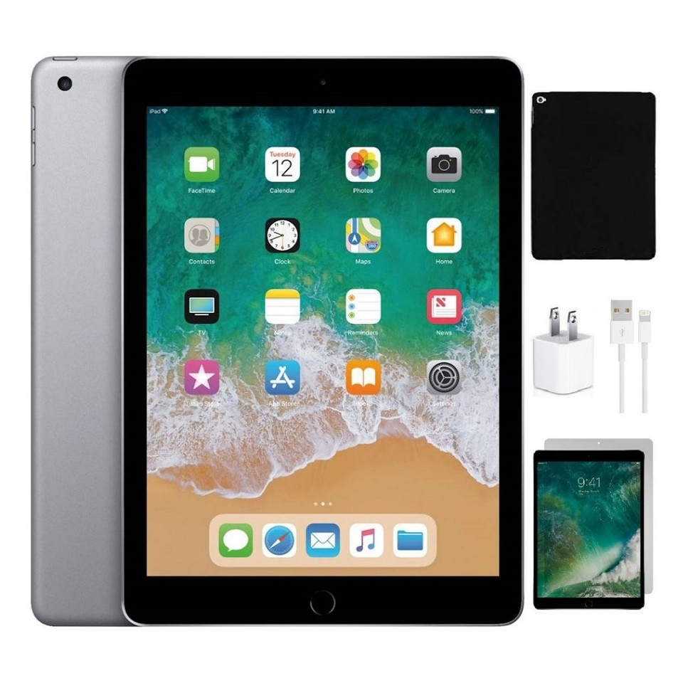 Apple® iPad Bundle, 9.7-Inch Retina, 32GB or 128GB (5th Gen) product image