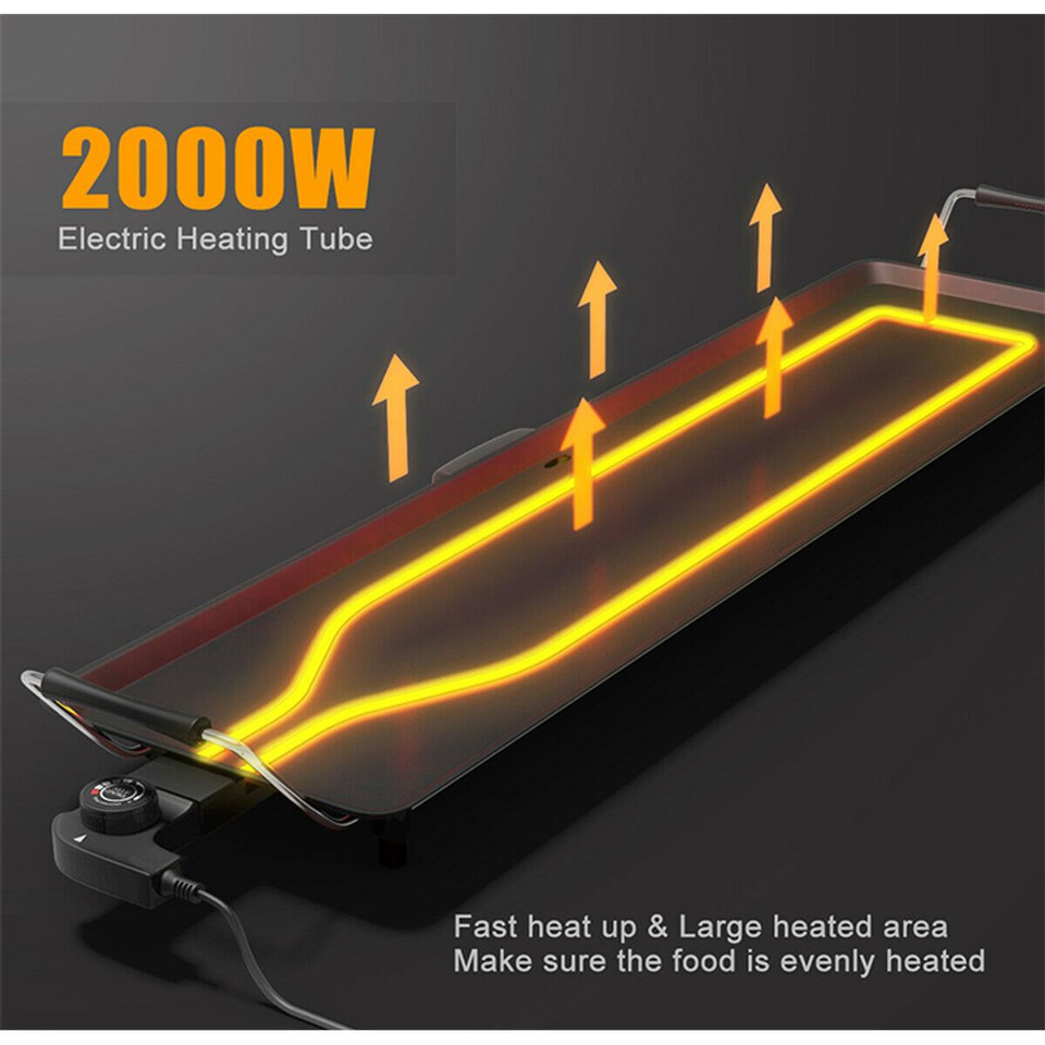 Electric Teppanyaki Table Top Nonstick BBQ Grill product image
