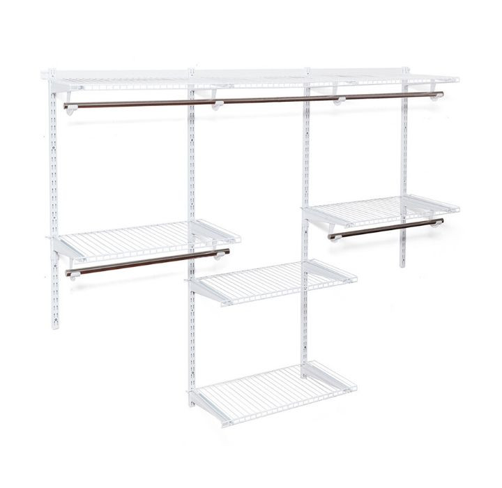 Wall Mounted Adjustable Closet Organizer product image