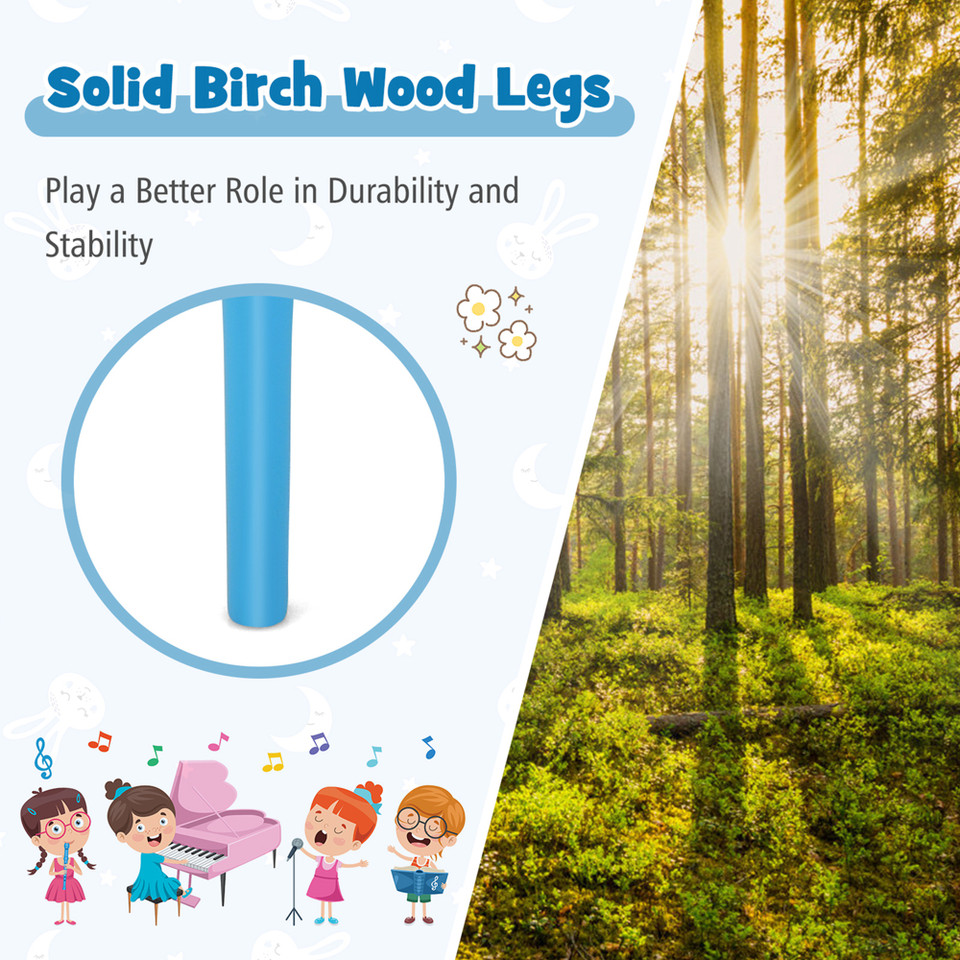 Kids' Wooden 30-Key Classic Baby Grand Piano product image