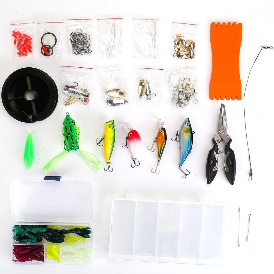 LakeForest® 383-Piece Fishing Lure Kit Tackle Box product image