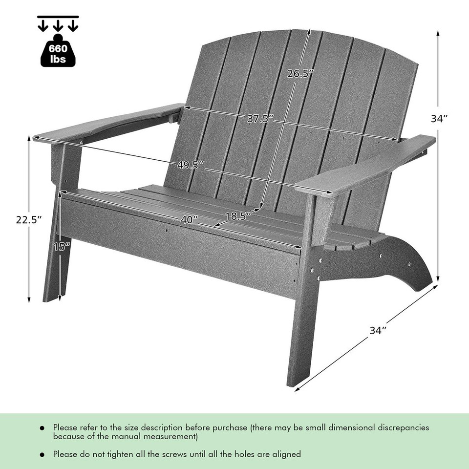 2-Person Patio Adirondack Chair product image