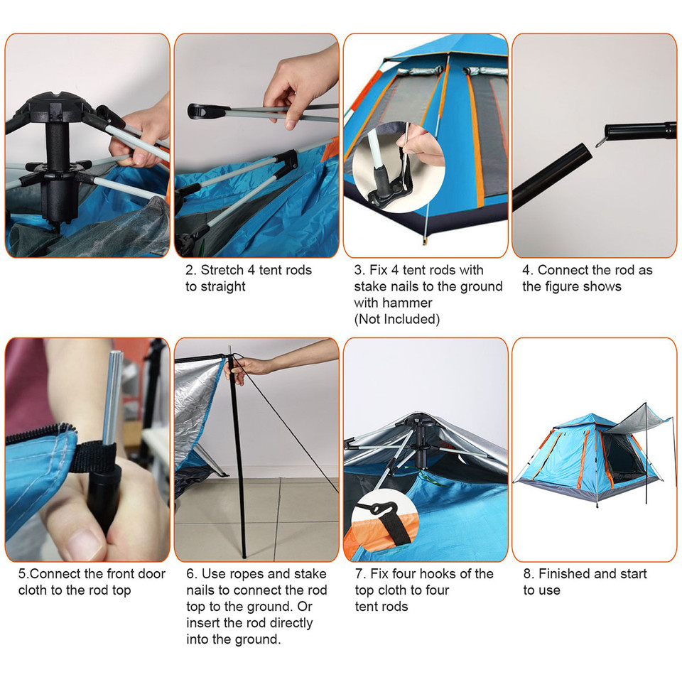 LakeForest® 4-5 Person Camping Tent product image