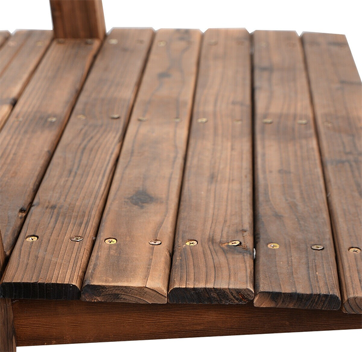 5-Foot Outdoor Wooden Garden Bridge product image
