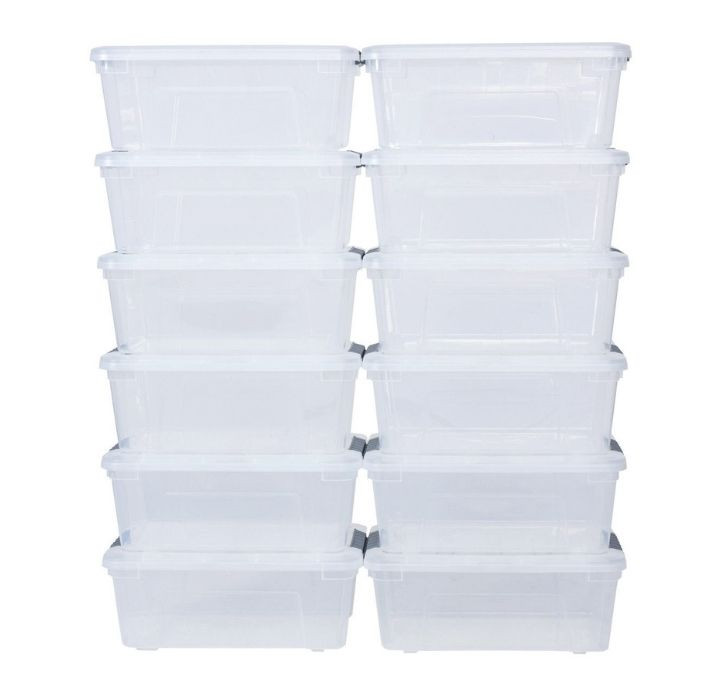 Latching Stackable Storage Box (12-Pack) product image