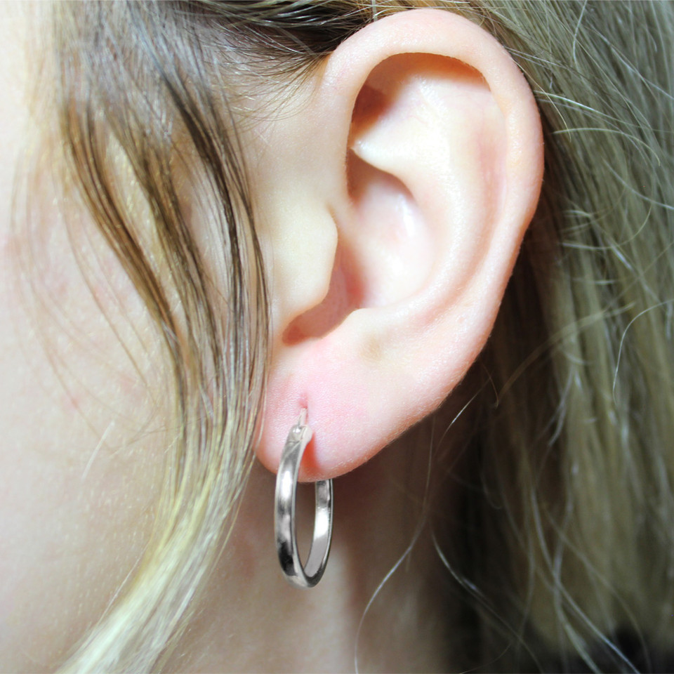 Fenzer™ 925 Sterling Silver 15mm Hoop Earrings product image