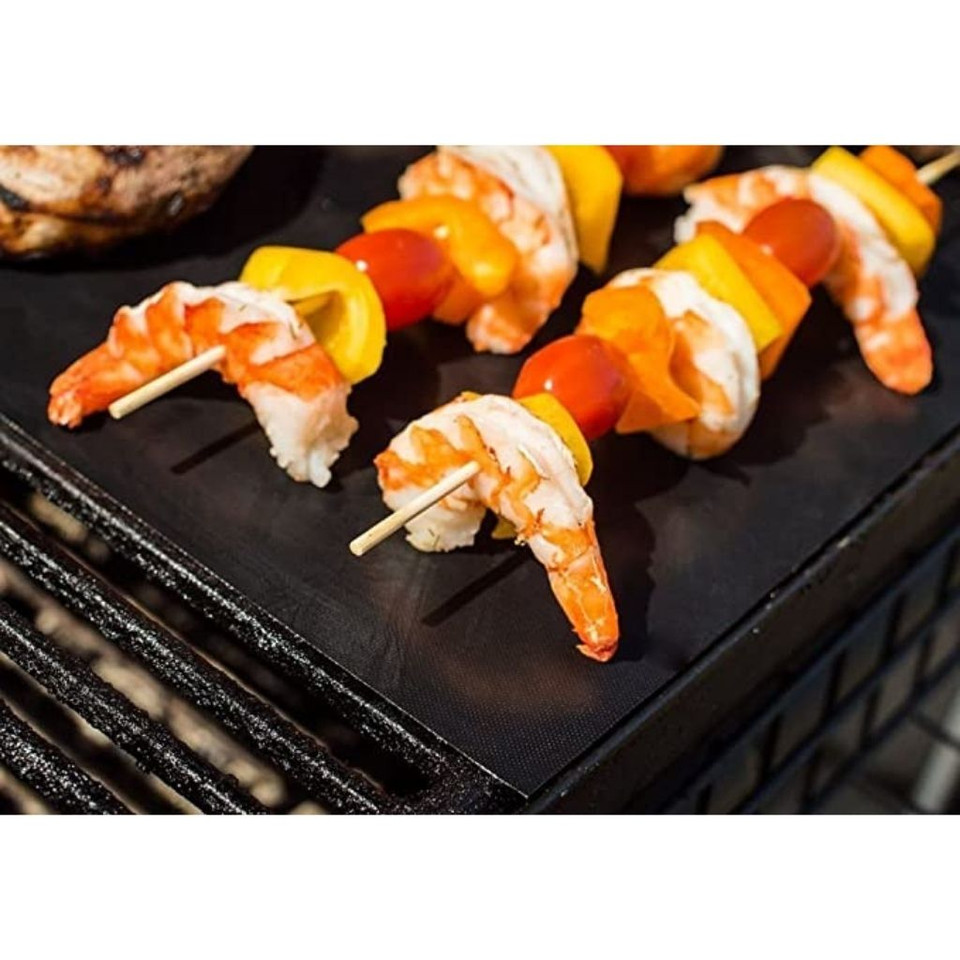 Heavy-Duty Non-Stick Cooking/BBQ Mat for Grilling and Baking (3-Pack) product image