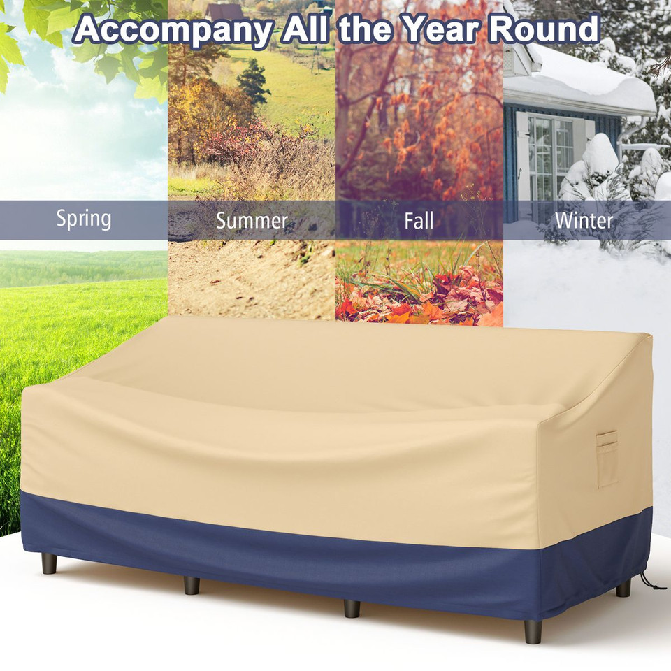 Goplus Patio 3-Seater Sofa Cover product image