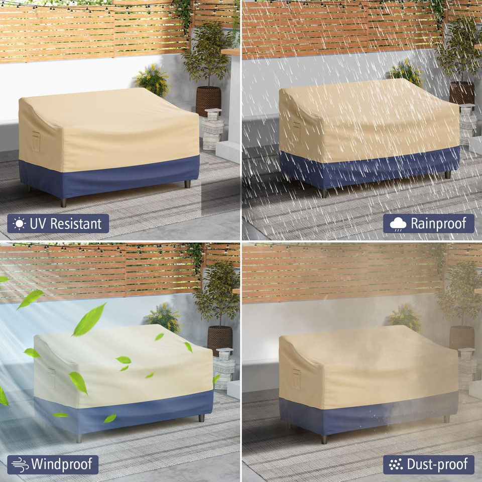 Goplus Patio 2-Seater Outdoor Sofa Cover product image