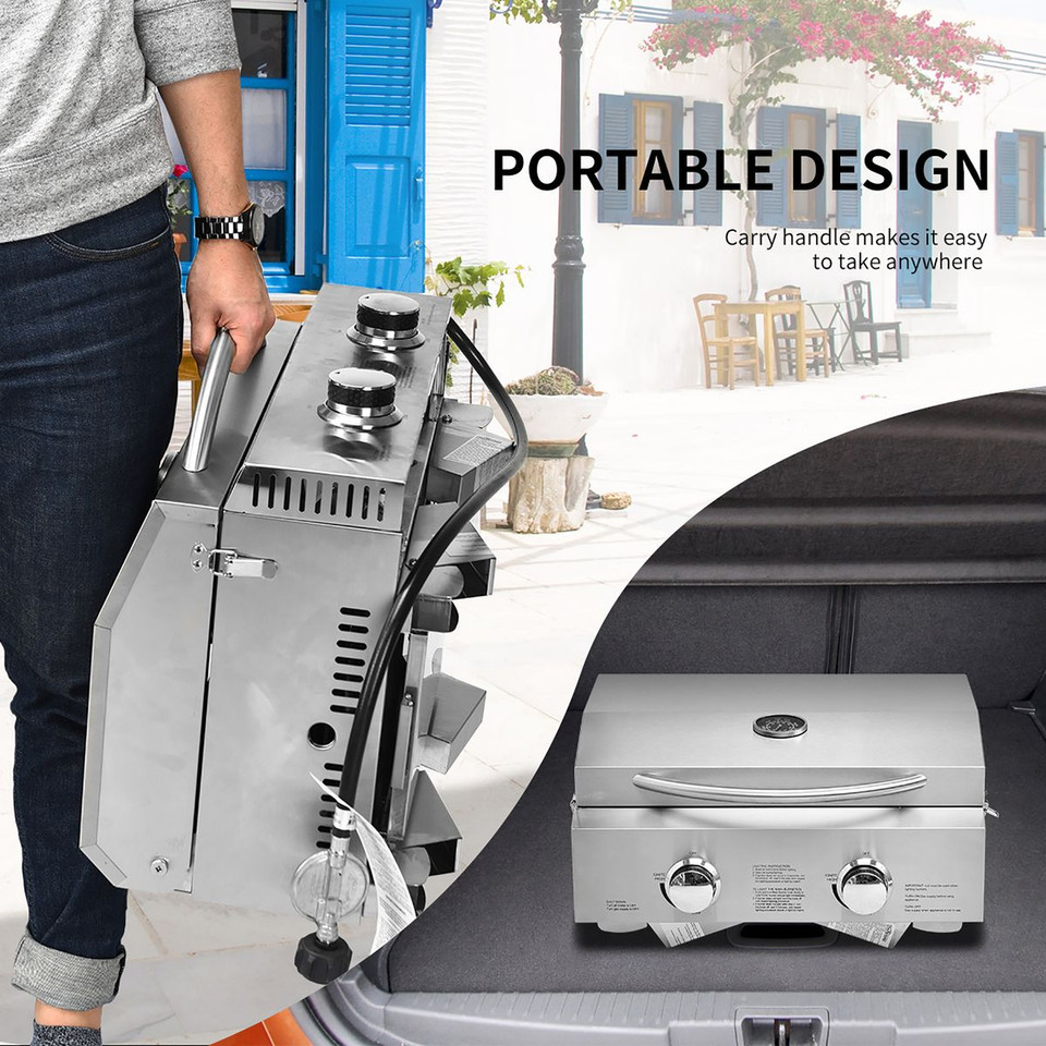 Stainless Steel Portable Propane Grill product image