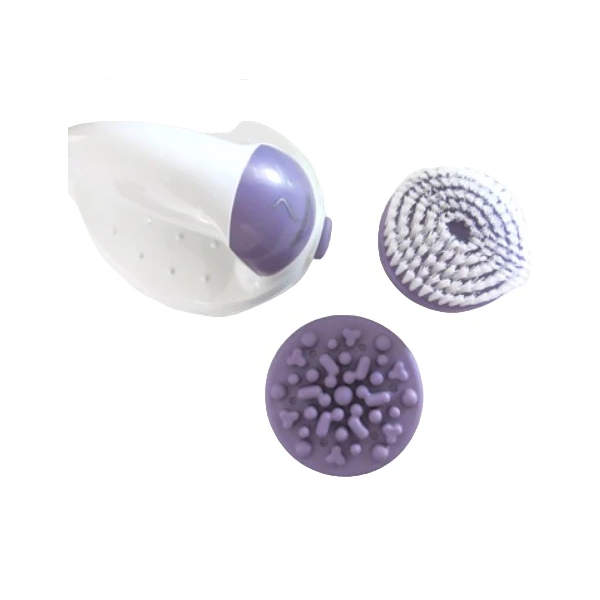 Relaxor® Spa Therapy™ Body & Bath Brush with 2 Attachments, BB3PUR product image