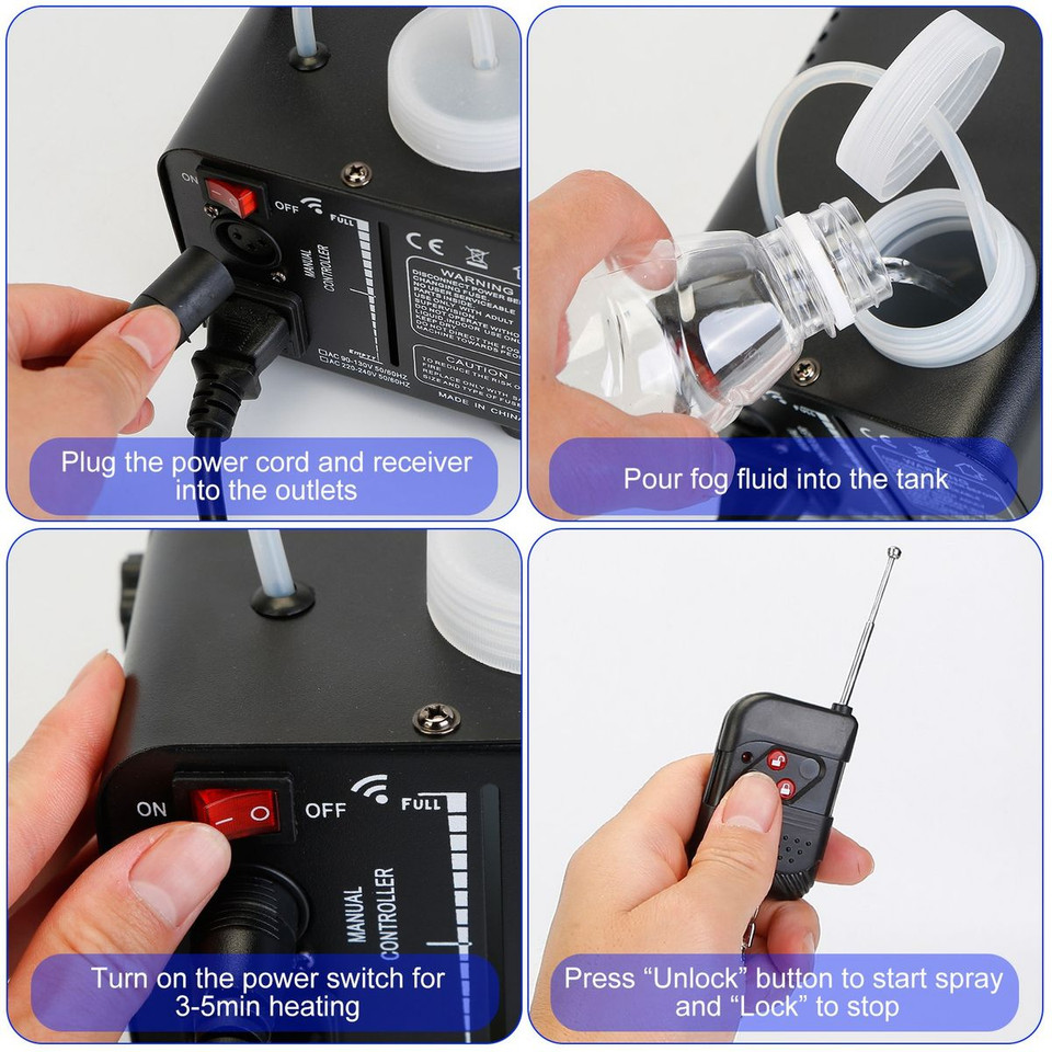 iMounTEK® Colorful LED 400W Fog Machine product image