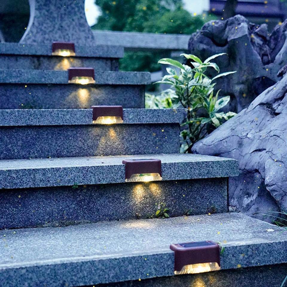 Solar LED Deck and Step Lights (8-Pack) product image
