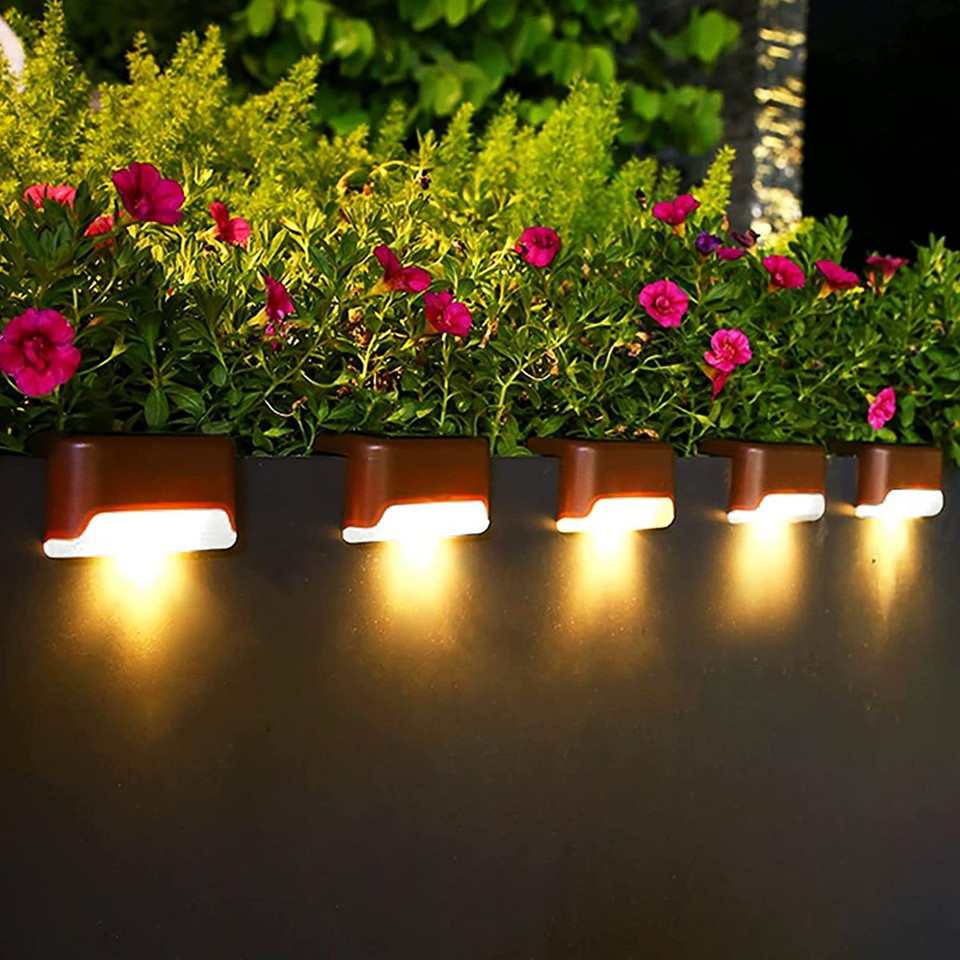 Solar LED Deck and Step Lights (8-Pack) product image