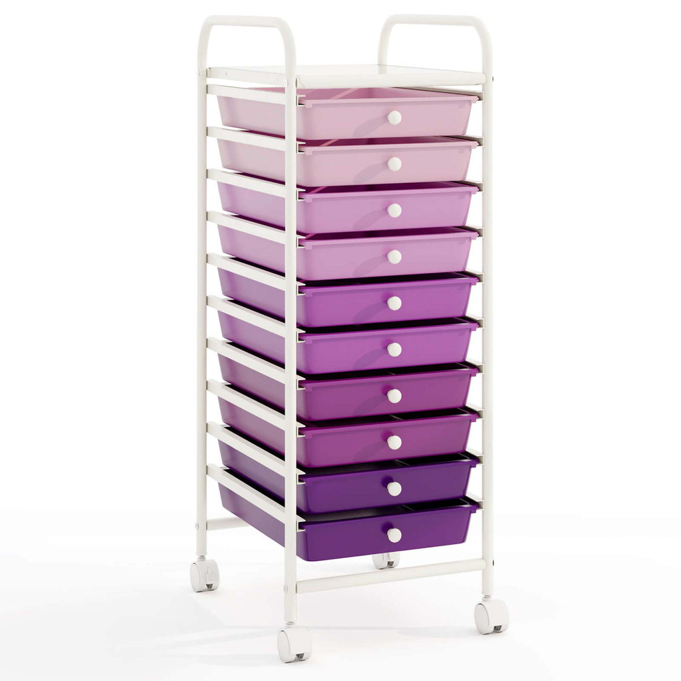 Rolling 10-Drawer Storage Cart product image