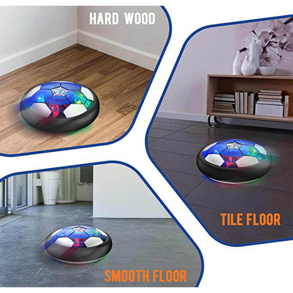Light-up Rechargeable Hover Soccer Ball with Foam Bumpers product image