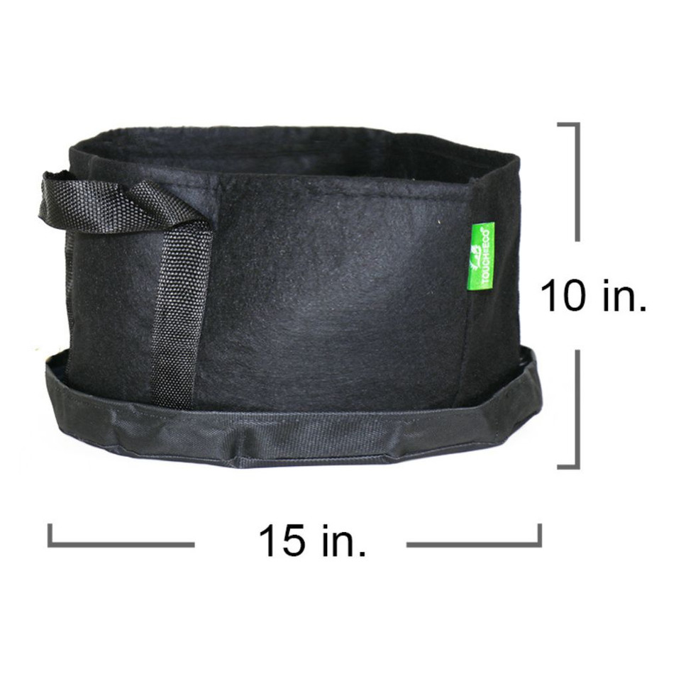 Raised Garden Bed Eco-Friendly Fabric Planter Bag with Saucer product image