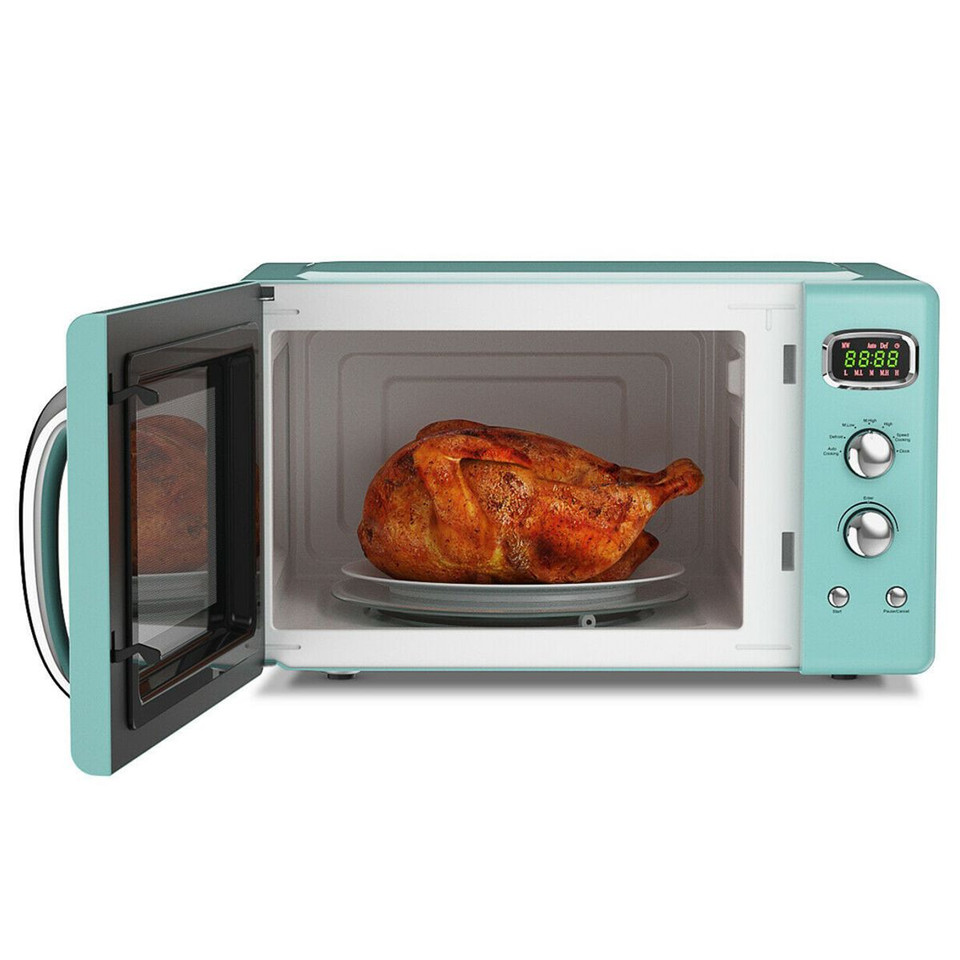 Retro Countertop Compact 0.9 Cu. Ft. Microwave Oven product image