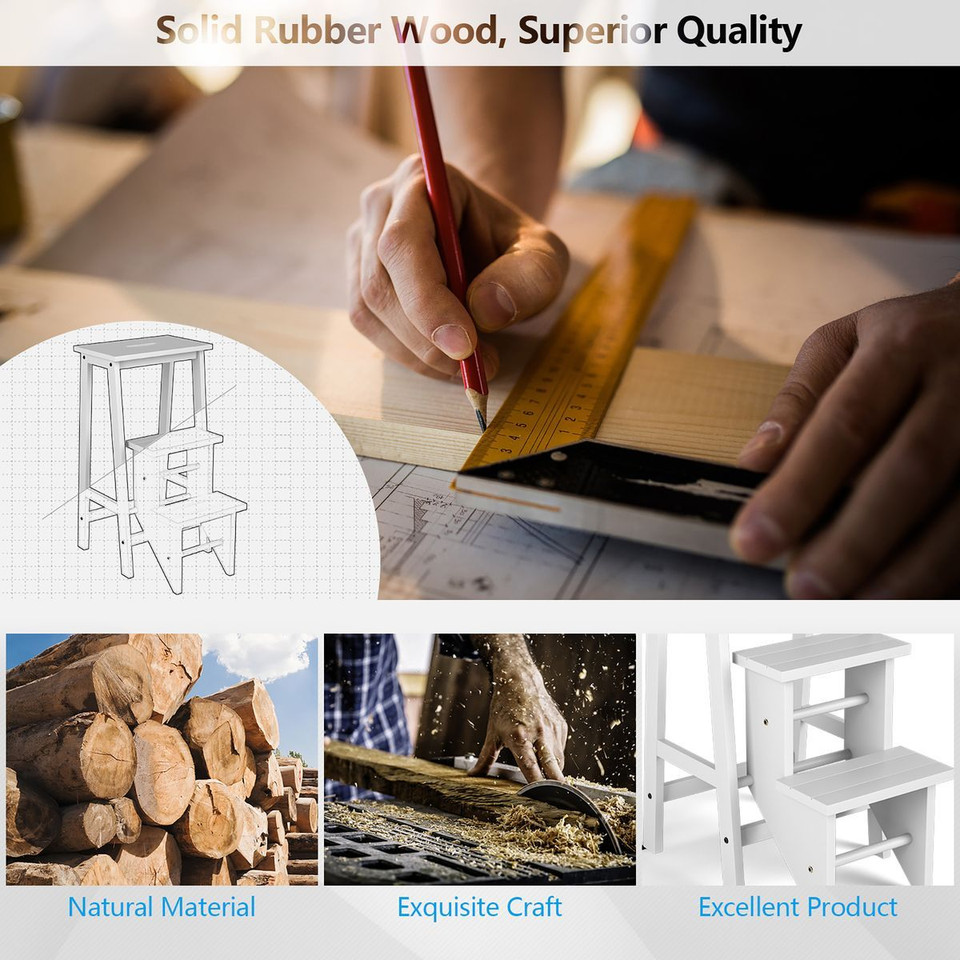 Folding 3-Tier Step Stool product image