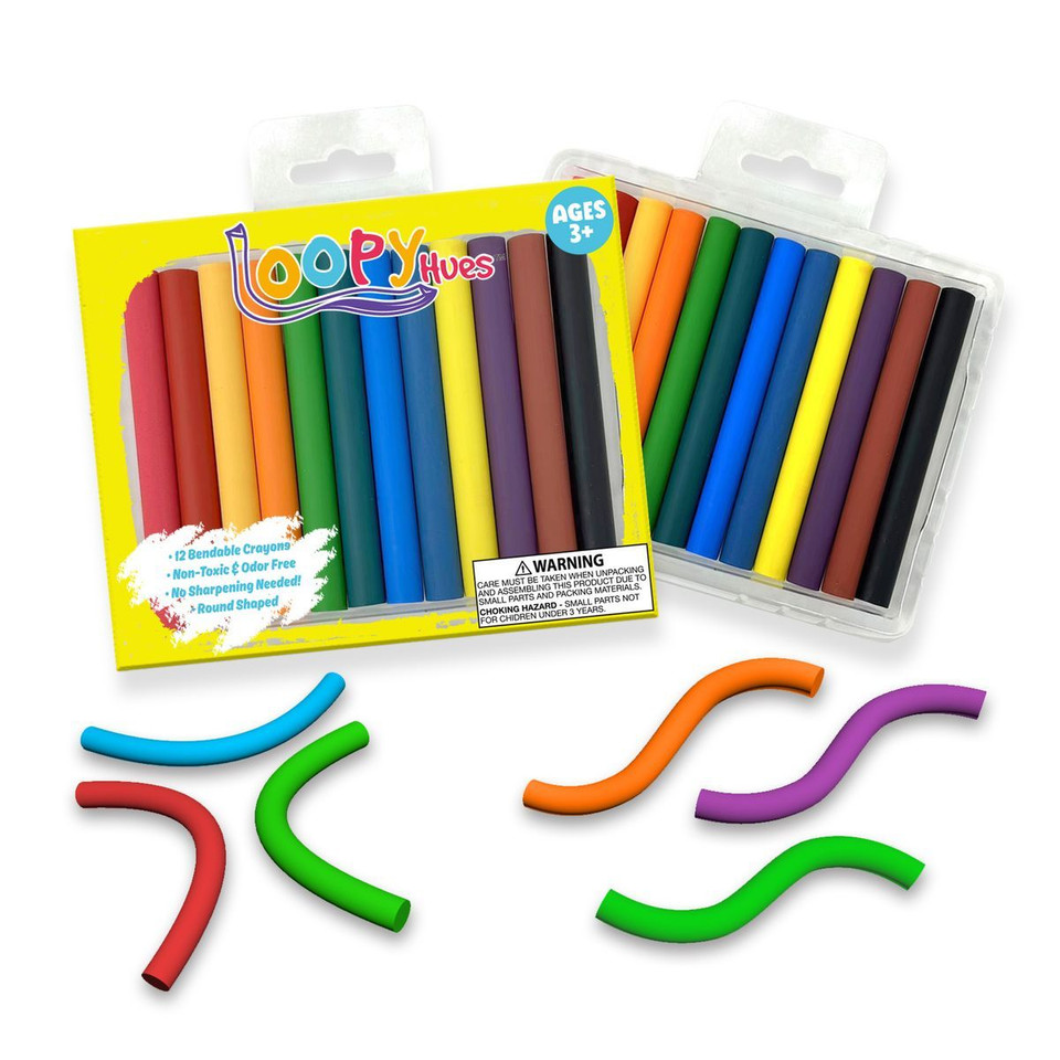 Loopy Hues Bendable Crayons product image