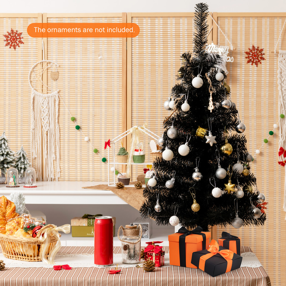 3-Foot Unlit Artificial Mini Black Tree  product image