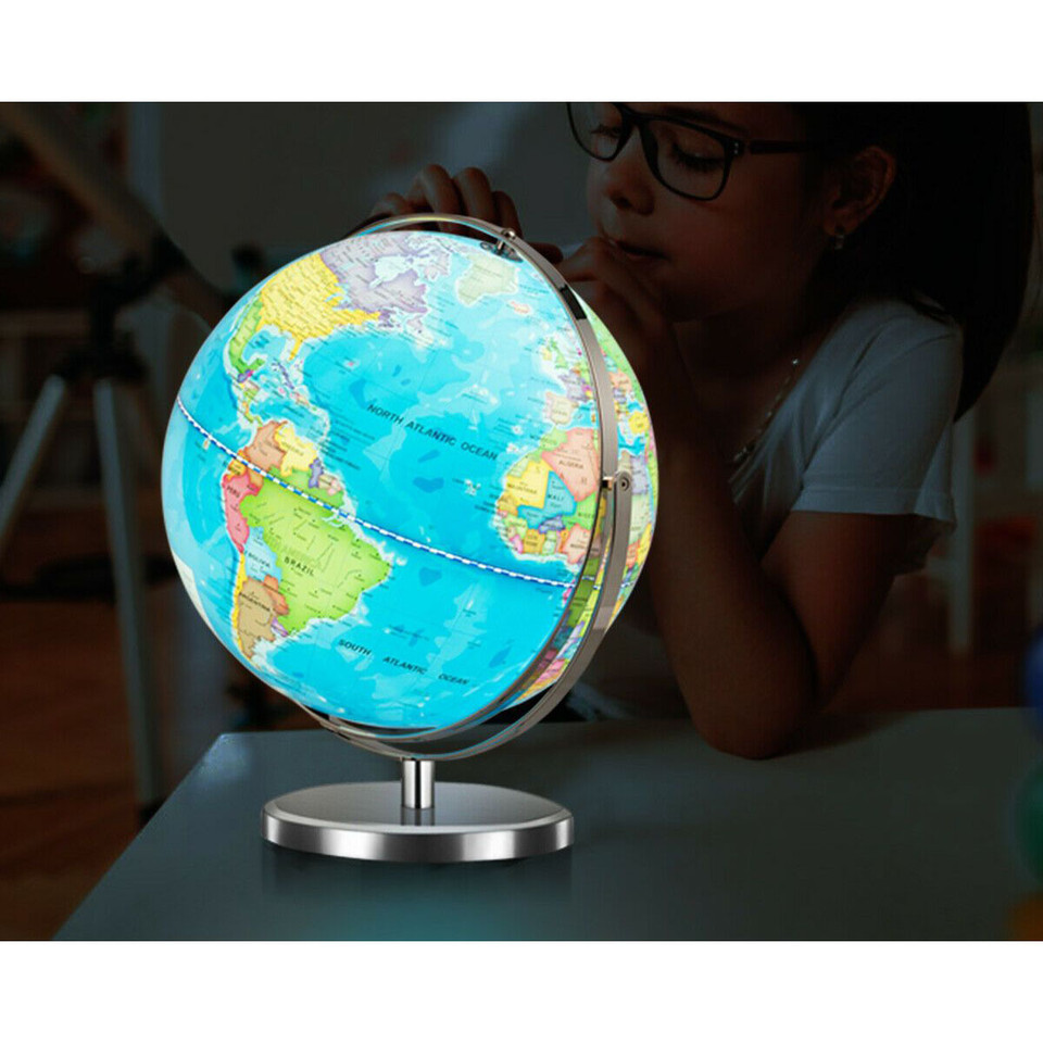 13" Illuminated World Globe  product image