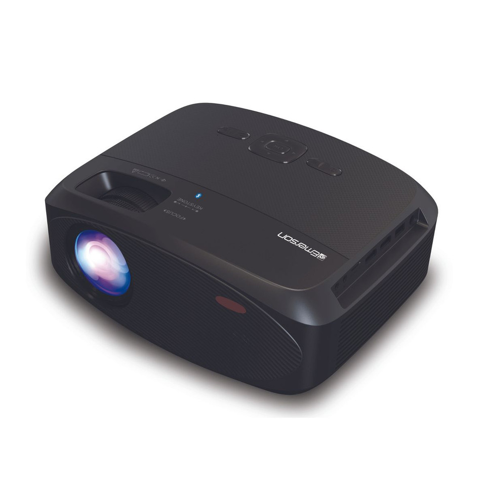 Emerson 210" Home Theater LCD Projector with Screen and Carry Case product image