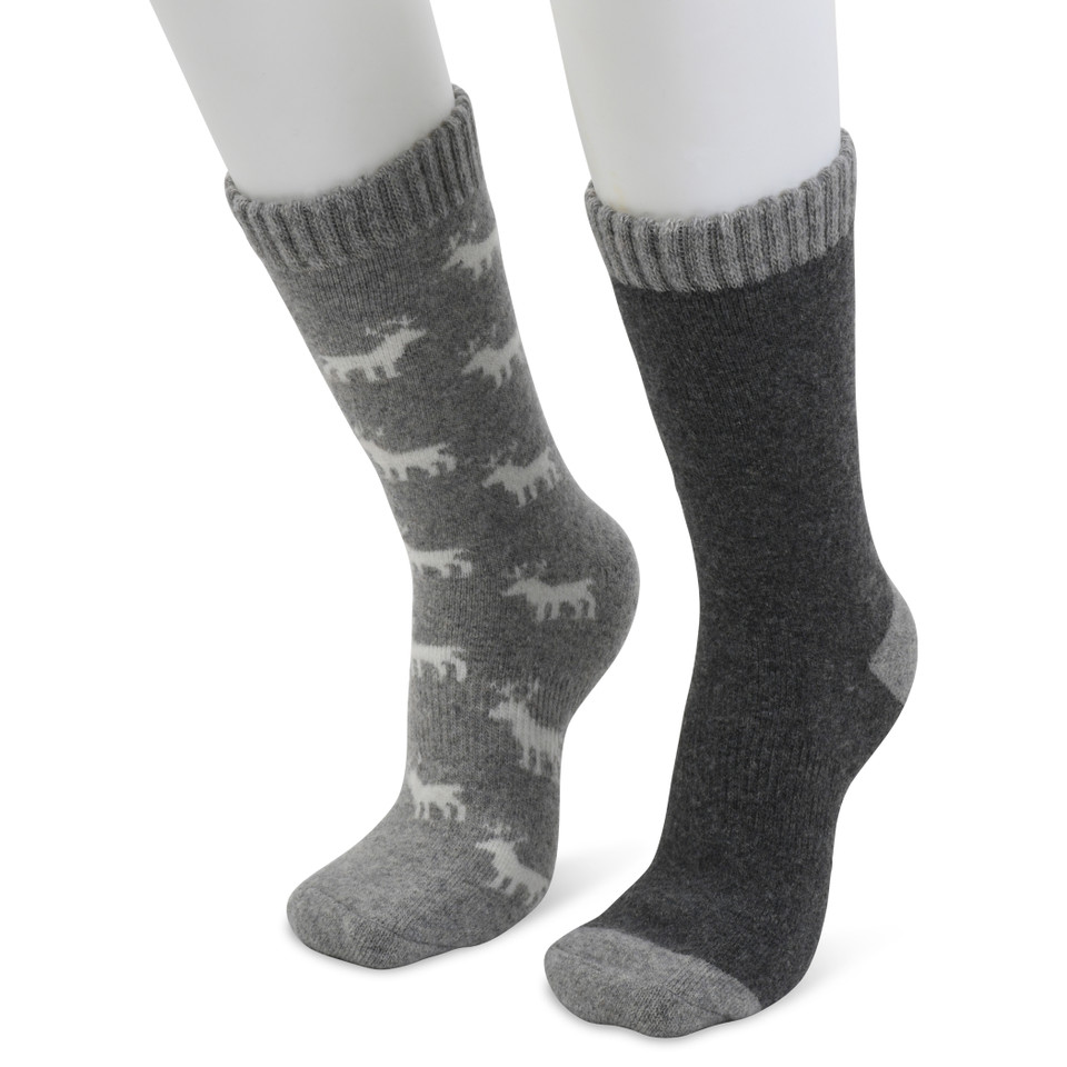 GaaHuu™ Women's Wool Blend Cushioned Boot Socks (2-Pair) product image