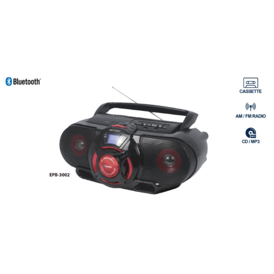Emerson Portable Bluetooth, MP3/CD AM/FM Stereo Radio Boombox product image