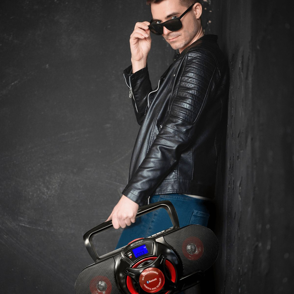 Emerson Portable Bluetooth, MP3/CD AM/FM Stereo Radio Boombox product image