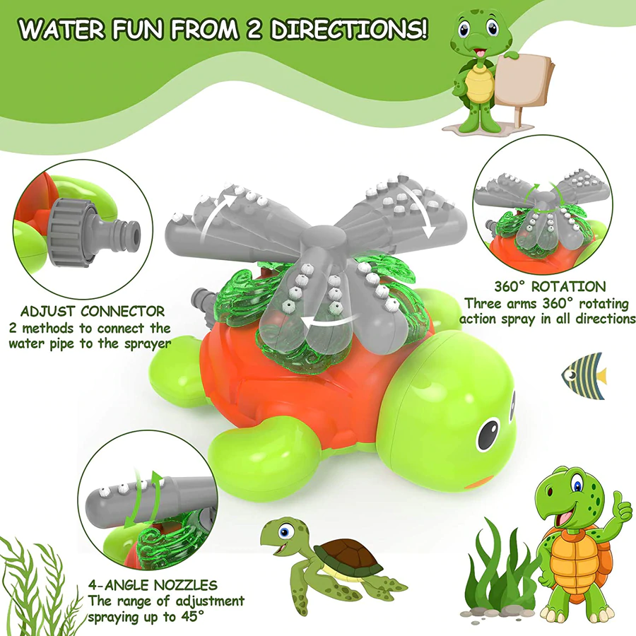 Turtle Toy Water Sprinkler product image