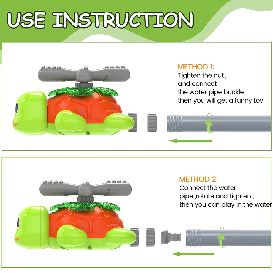 Turtle Toy Water Sprinkler product image
