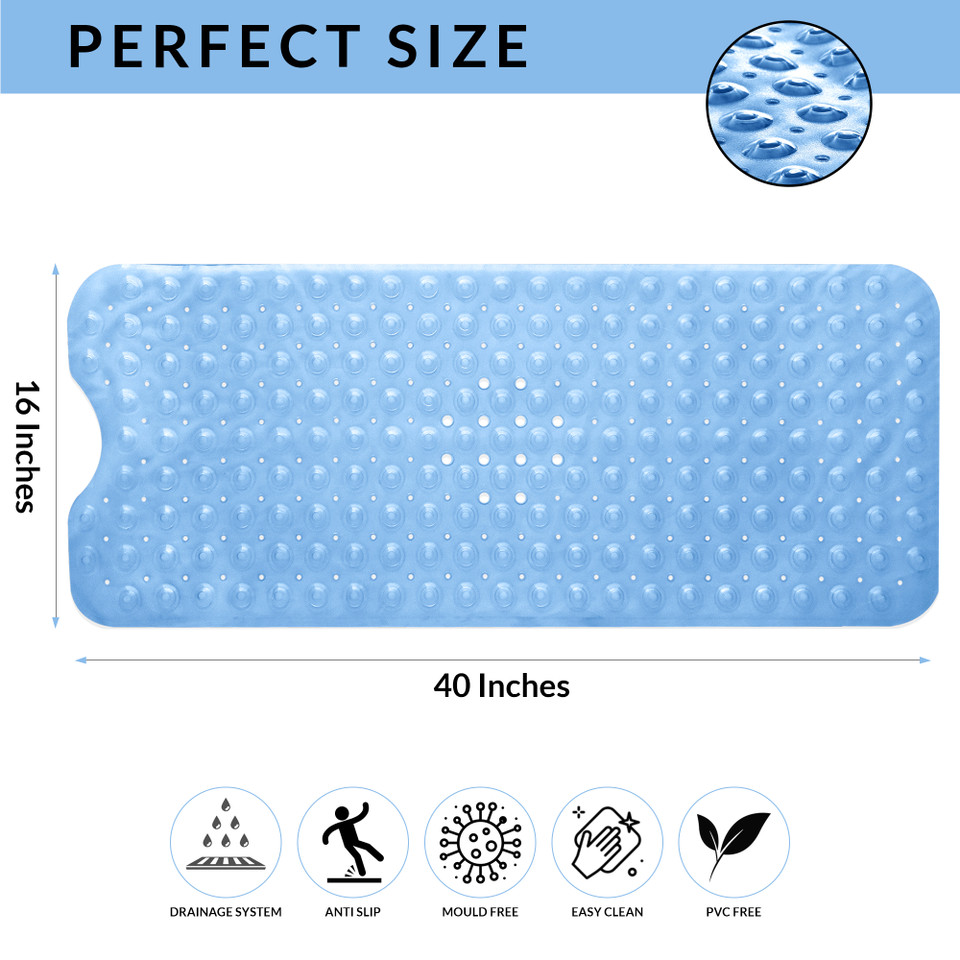40x16-inch Anti-slip Bath Tub And Shower Mat product image
