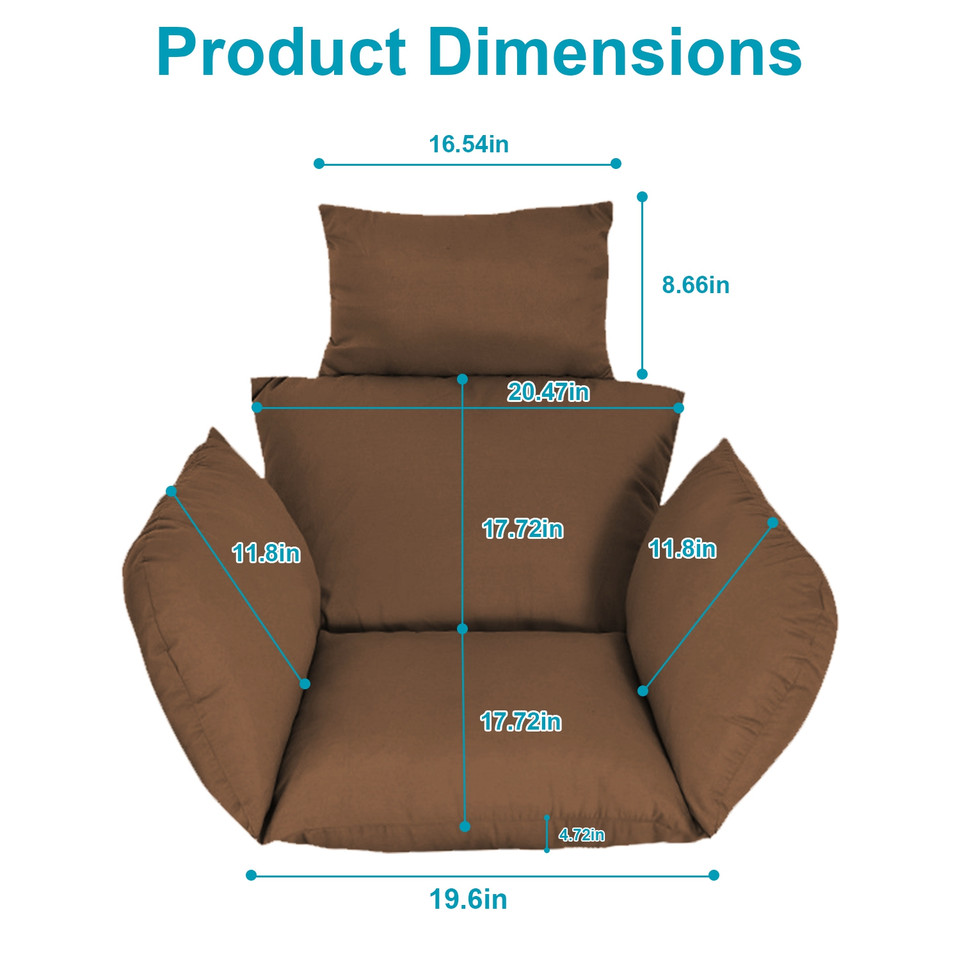 NewHome™ Hanging Basket Chair Cushion product image