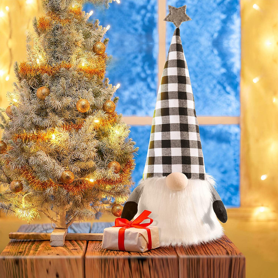 Gnome Christmas Tree Topper Decoration (2-Pack) product image