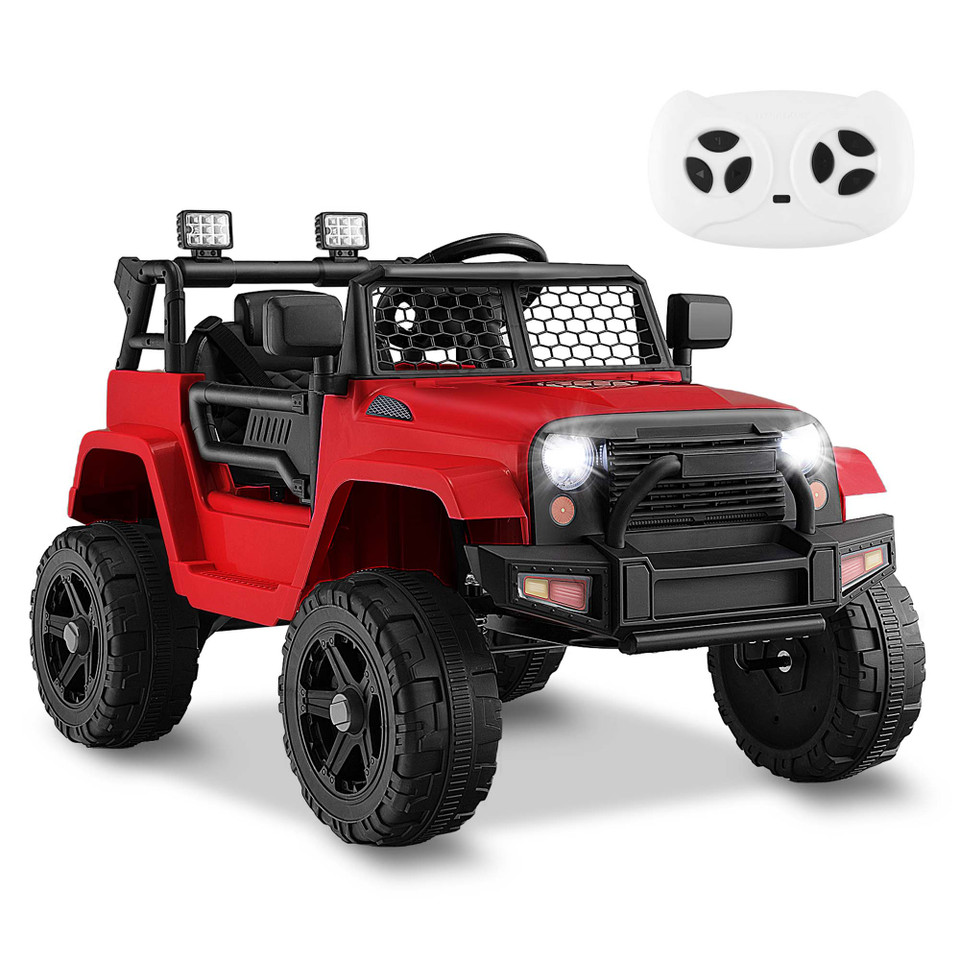 Kids' 12V Ride-on Truck with Remote and Headlights product image