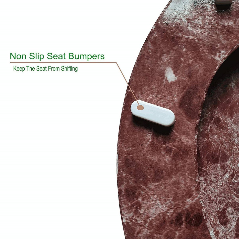 Round Toilet Seat with Easy Clean & Change Hinge product image