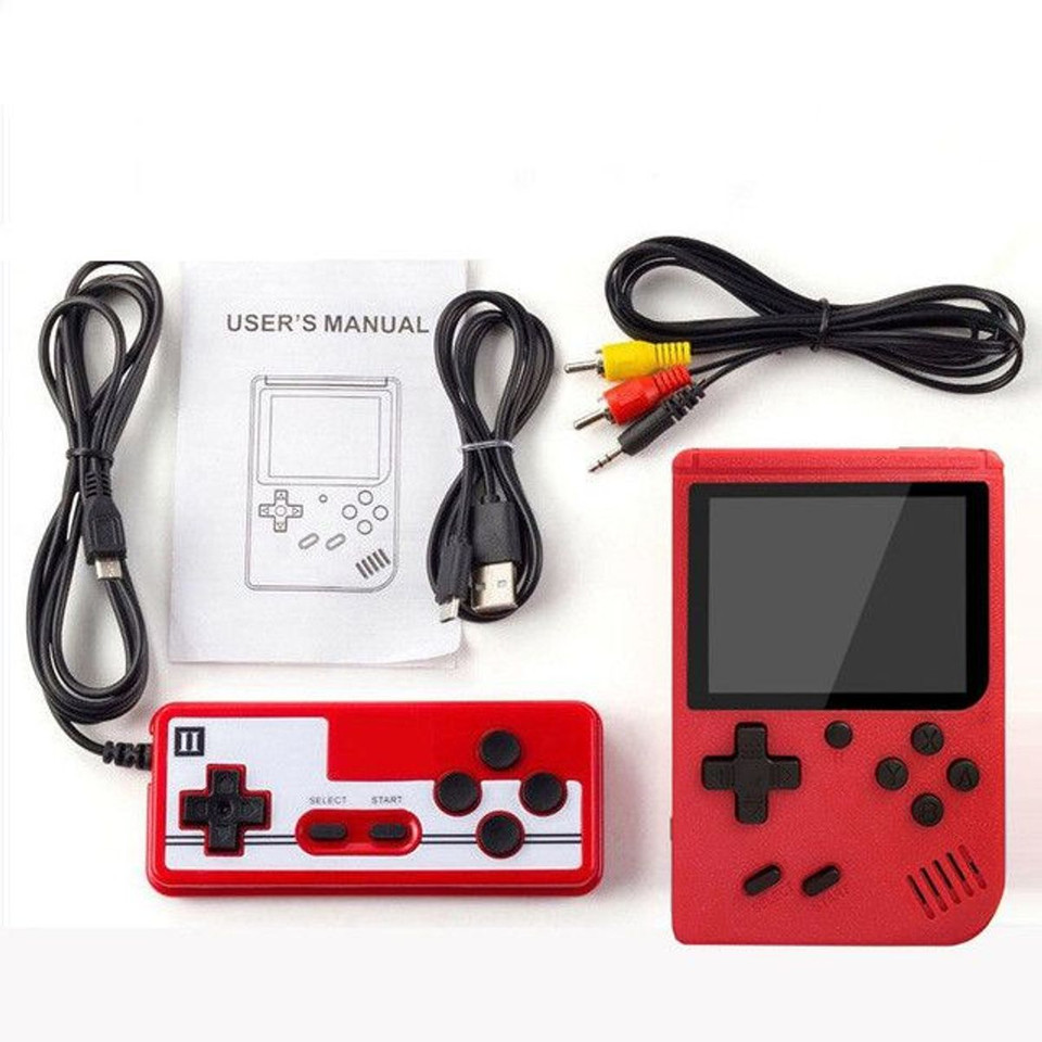 Retro Mini Handheld Portable Video Game Console, 400 Games (1- or 2-Pack) product image